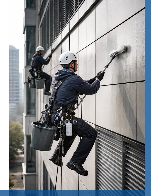 Мойка вентилируемого фасада в Белебее от 255 р. | ВЫСОТНИК-Блб