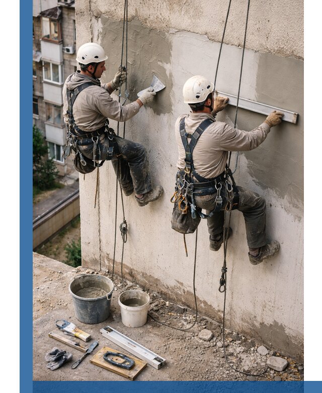 Комплексный ремонт штукатурного фасада с гарантией в Белебее