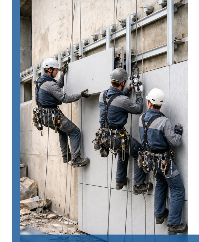 Монтаж вентилируемого фасада в Белебее под ключ с гарантией качества