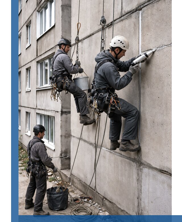 Герметизация межпанельных швов в Белебее с гарантией герметичности