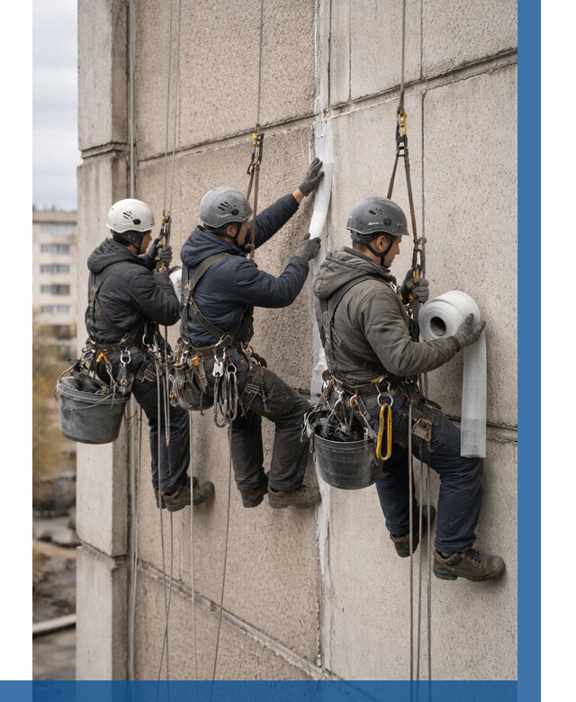 Ремонт межпанельных швов в Белебее от 765 р. | ВЫСОТНИК-Блб