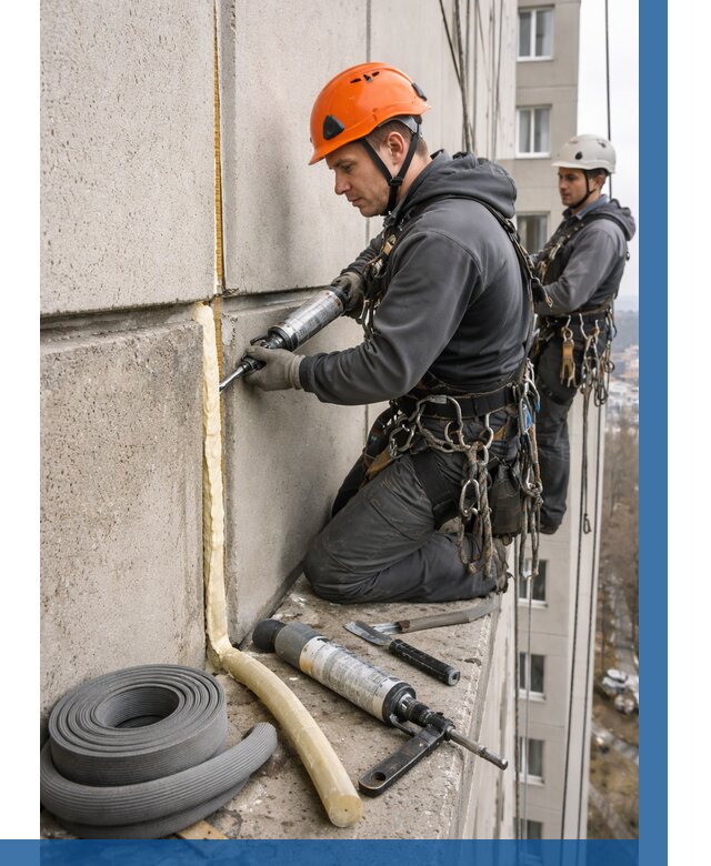 Теплый шов межпанельные швы в Белебее от 714 р. | ВЫСОТНИК-Блб