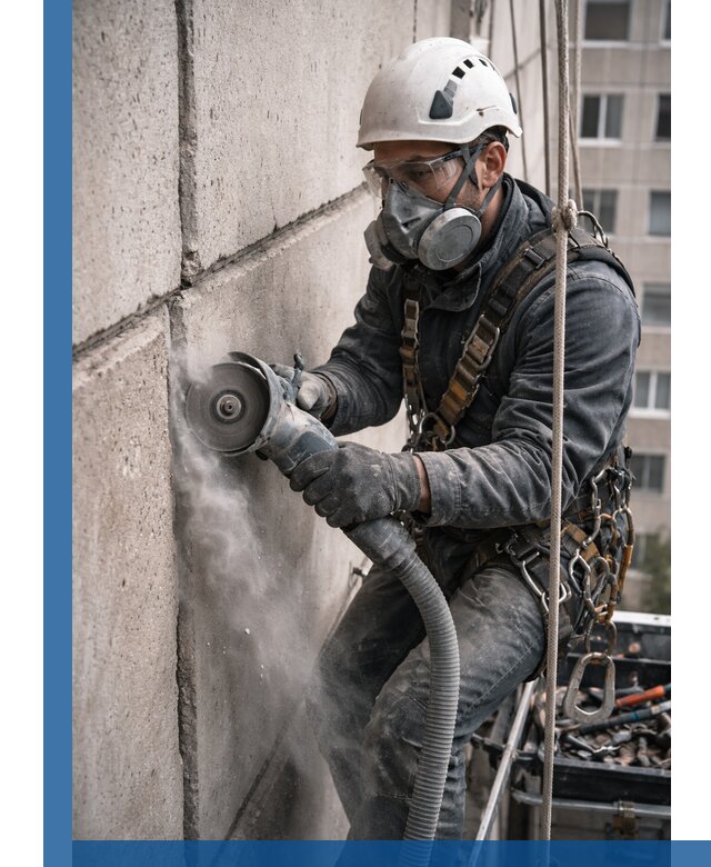 Штробление межпанельных швов в Белебее качественно и быстро