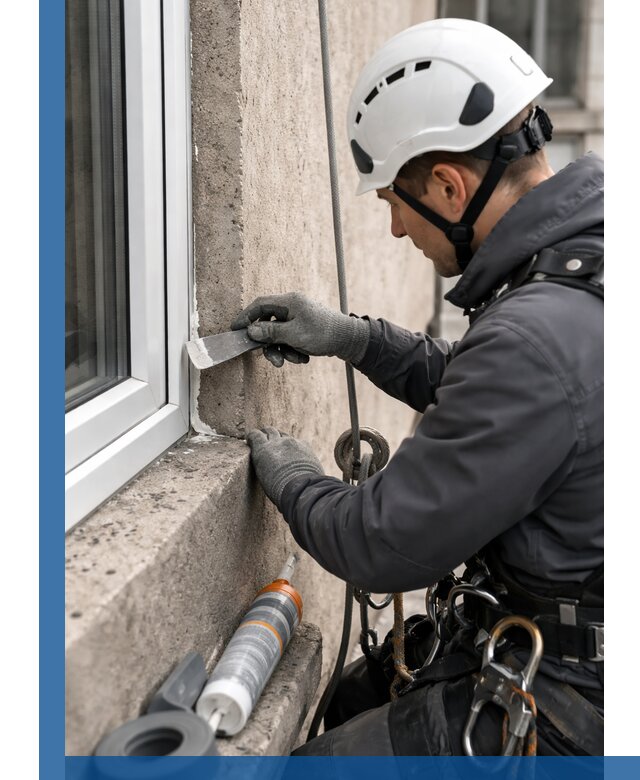 Герметизация монтажных швов окон в Белебее с гарантией качества