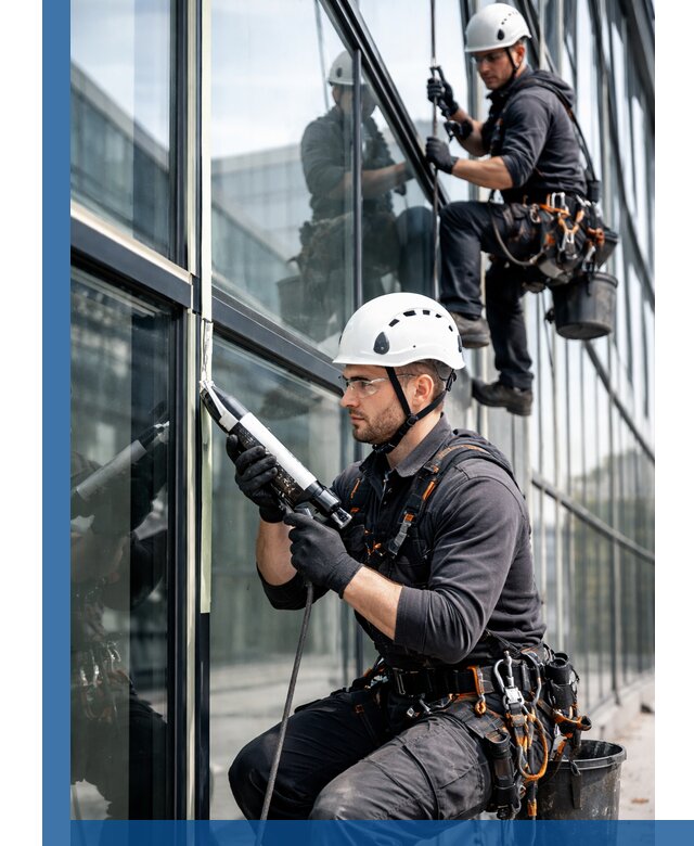 Герметизация витражных швов в Белебее для зданий и фасадов