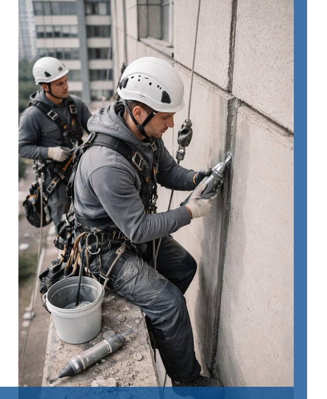 Ремонт деформационных швов здания в Белебее от 1020 р. | ВЫСОТНИК-Блб