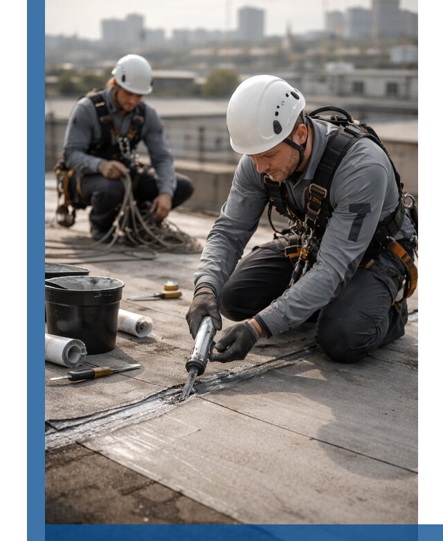 Аварийное и капитальное устранение протечек кровли в Белебее