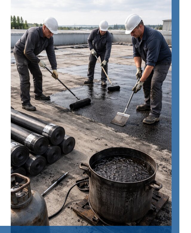 Гидроизоляция кровли мастикой в Белебее от 612 р. | ВЫСОТНИК-Блб