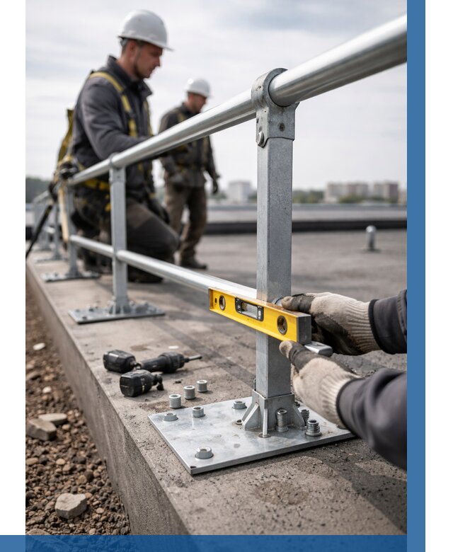 Монтаж кровельного ограждения в Белебее от 1224 р. | ВЫСОТНИК-Блб