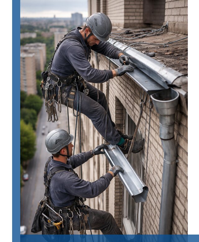 Ремонт водосточных желобов в Белебее, быстро и качественно