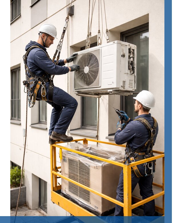 Демонтаж внешнего блока кондиционера в Белебее от 3570 р. | ВЫСОТНИК-Блб