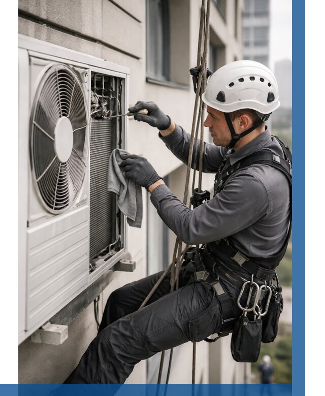 Обслуживание внешнего блока кондиционера в Белебее от 2754 р.ВЫСОТНИК-Блб