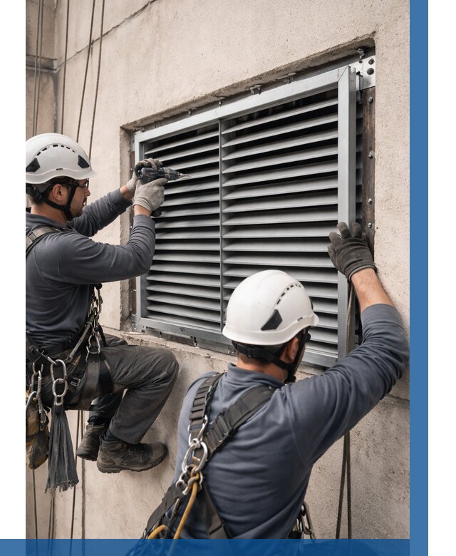 Монтаж вентиляционных решеток в Белебее от 4590 р. | ВЫСОТНИК-Блб