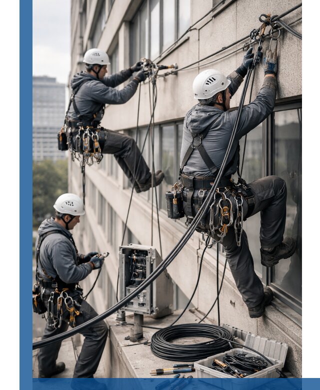 Прокладка оптоволоконного кабеля в Белебее под ключ с тестированием