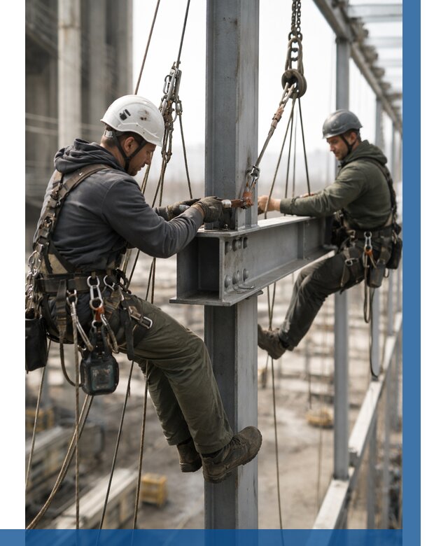 Монтаж металлоконструкций на высоте в Белебее от 3570 р. | ВЫСОТНИК-Блб