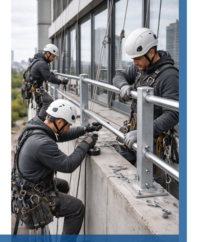Монтаж ограждений на высоте в Белебее, от 1224 р. | ВЫСОТНИК-Блб