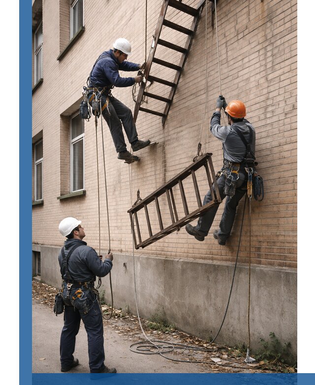 Демонтаж пожарной лестницы в Белебее быстро и безопасно