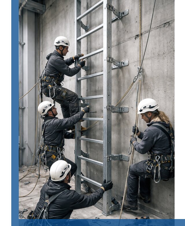 Монтаж металлических лестниц в Белебее под ключ со гарантией