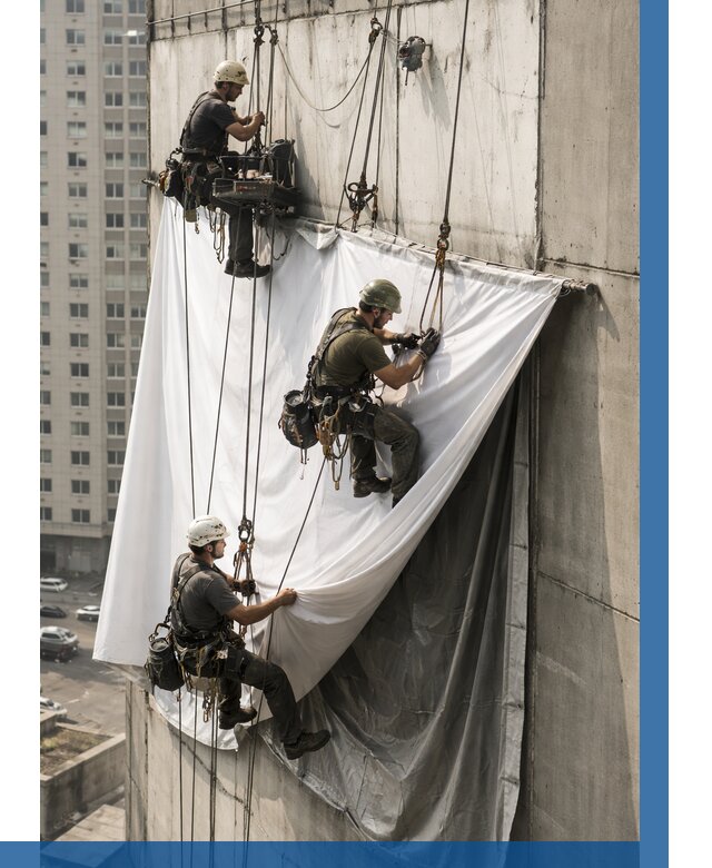 Замена баннерного полотна в Белебее от 6631 р. | ВЫСОТНИК-Блб—заказать