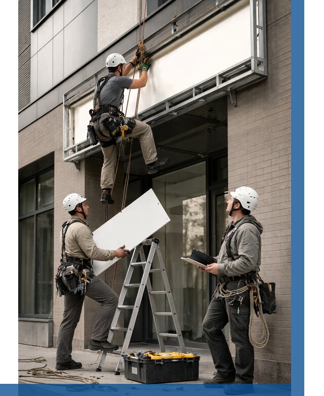 Монтаж светового короба в Белебее от 6631 р. | ВЫСОТНИК-Блб