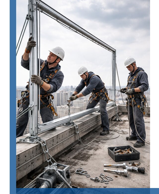 Монтаж крышных рекламных конструкций под ключ в Белебее