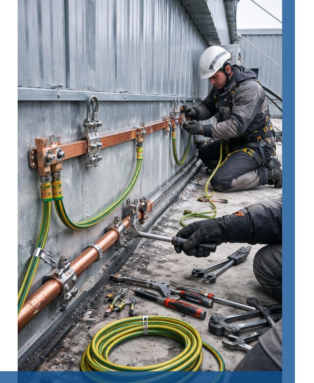 Монтаж заземления здания в Белебее от 25503 р. | ВЫСОТНИК-Блб