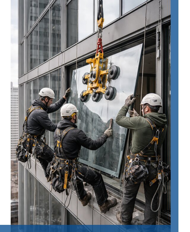 Фасадное остекление зданий под ключ в Белебее от 10201 р. | ВЫСОТНИК-Блб