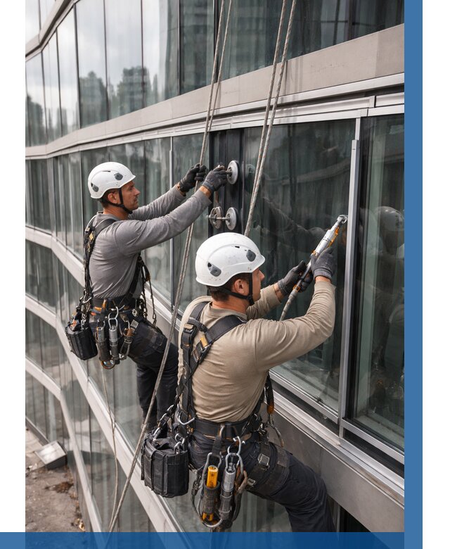 Радиусное остекление фасада в Белебее от 12241 р. | ВЫСОТНИК-Блб