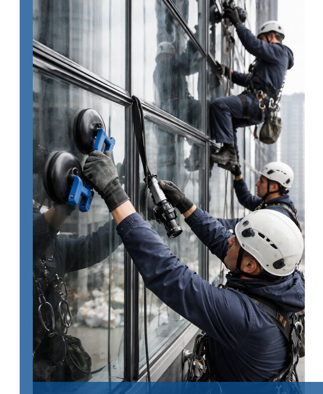 Радиусное остекление фасадов под ключ в Белебее с гарантиями