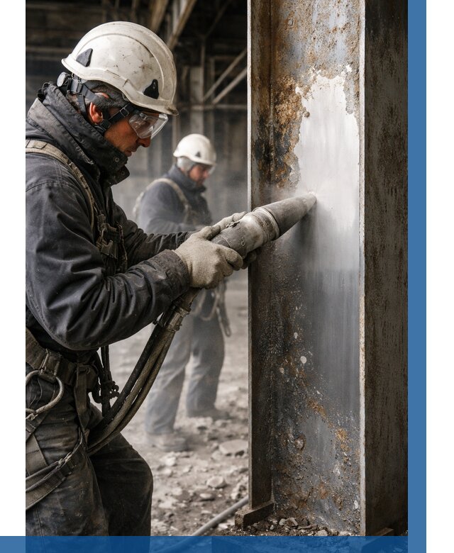 Удаление старой краски с металла в Белебее от 459 р. | ВЫСОТНИК-Блб