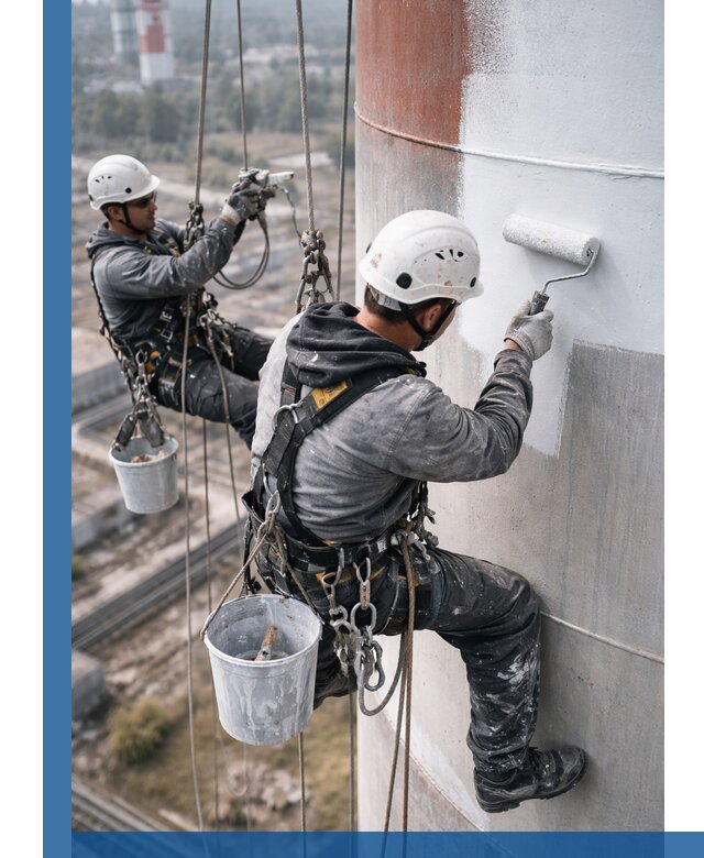 Покраска дымовых труб в Белебее: антикоррозийная защита и восстановление