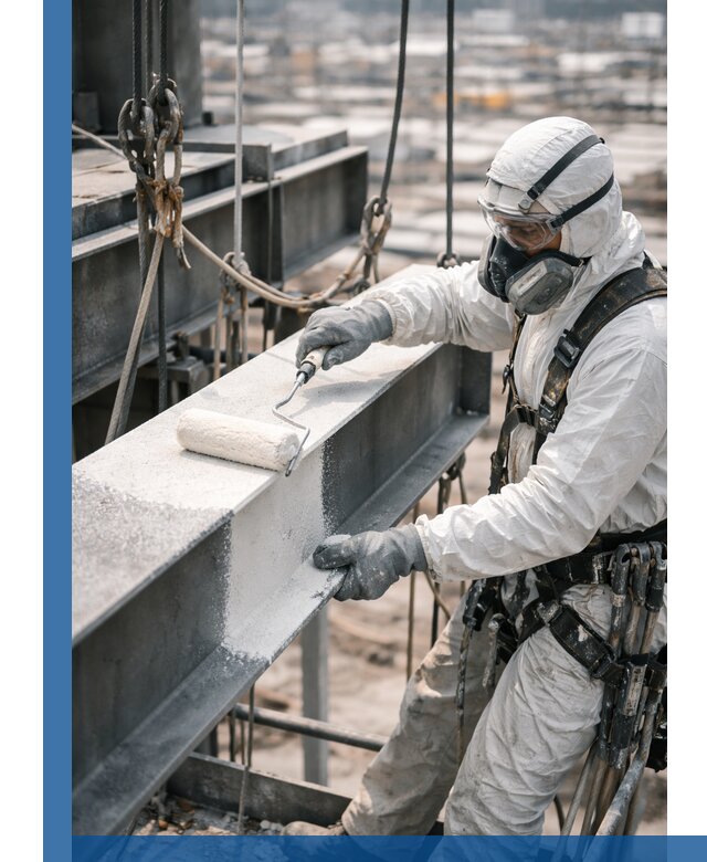 Профессиональная огнезащитная обработка металлоконструкций в Белебее