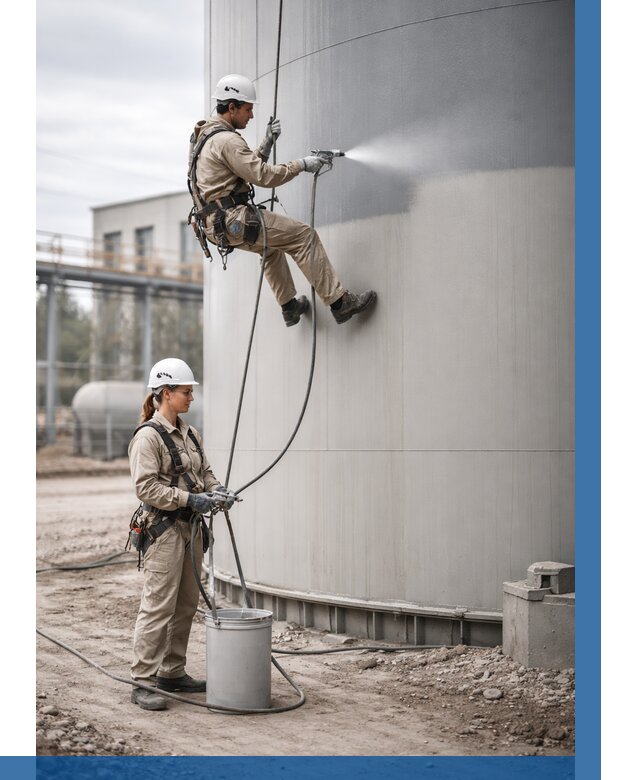 Покраска резервуаров в Белебее от 1224 р. | ВЫСОТНИК-Блб — заказать