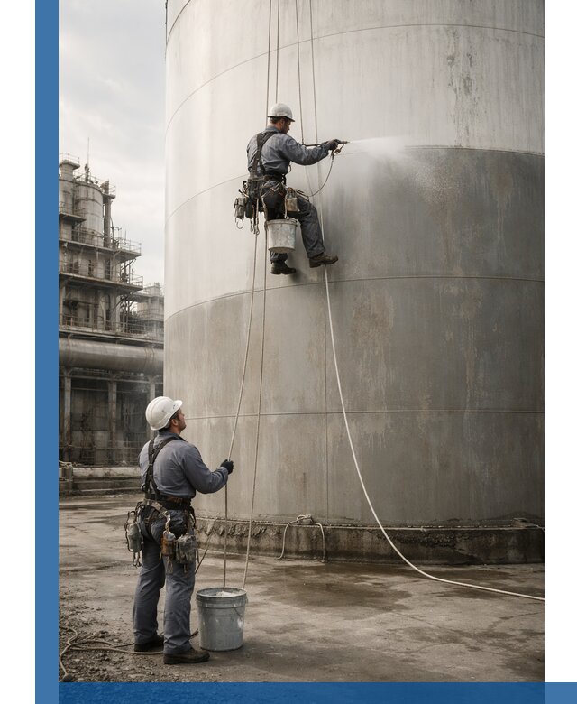 Покраска стальных резервуаров и емкостей в Белебее профессионально