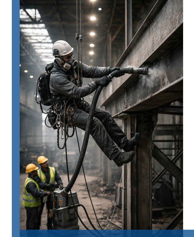 Обеспыливание конструкций в цехах промышленного производства в Белебее