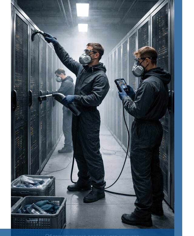 Обеспыливание серверной комнаты в Белебее от 4590 р. | ВЫСОТНИК-Блб