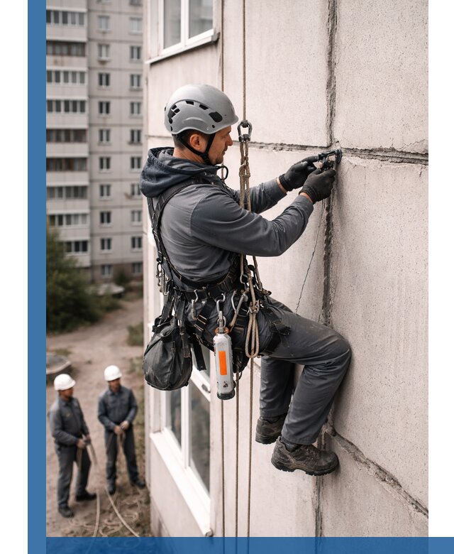 Обследование межпанельных швов и герметизация в Белебее